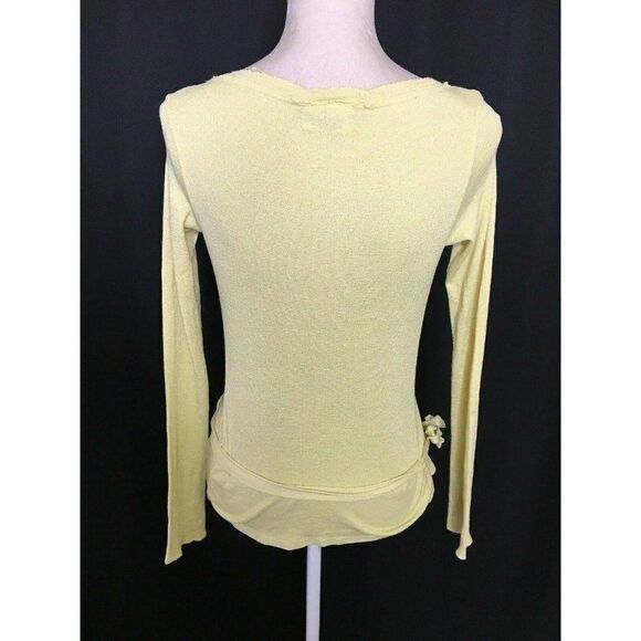 Michael Stars Long Sleeve wrap Cardigan sweater v neck - Picture 4 of 8